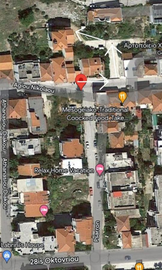 Elenis House Apartamento Néa Péramos Exterior foto